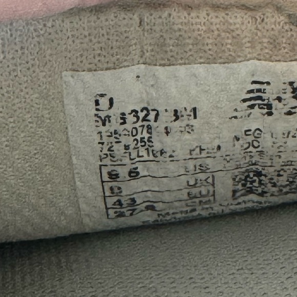 New Balance 327 Sneakers Shoes MS327BM Vibrant Sky Blue Men's Size 9.5 - Picture 8 of 11